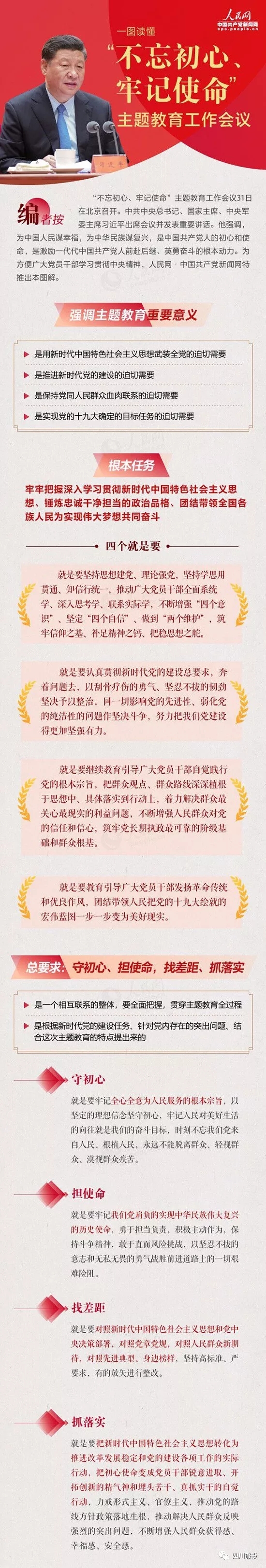 不忘初心、牢记使命| 一图读懂“不忘初心、牢记使命”主题教育工作会议